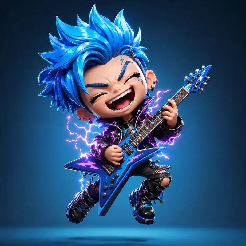 Whimsical 3D Musician Characters