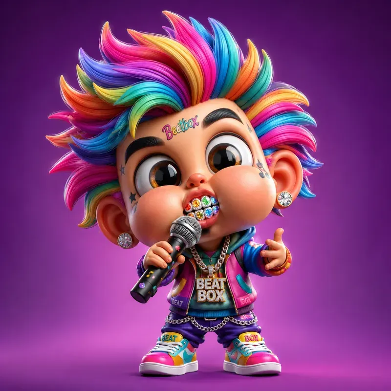 Whimsical 3D Musician Characters