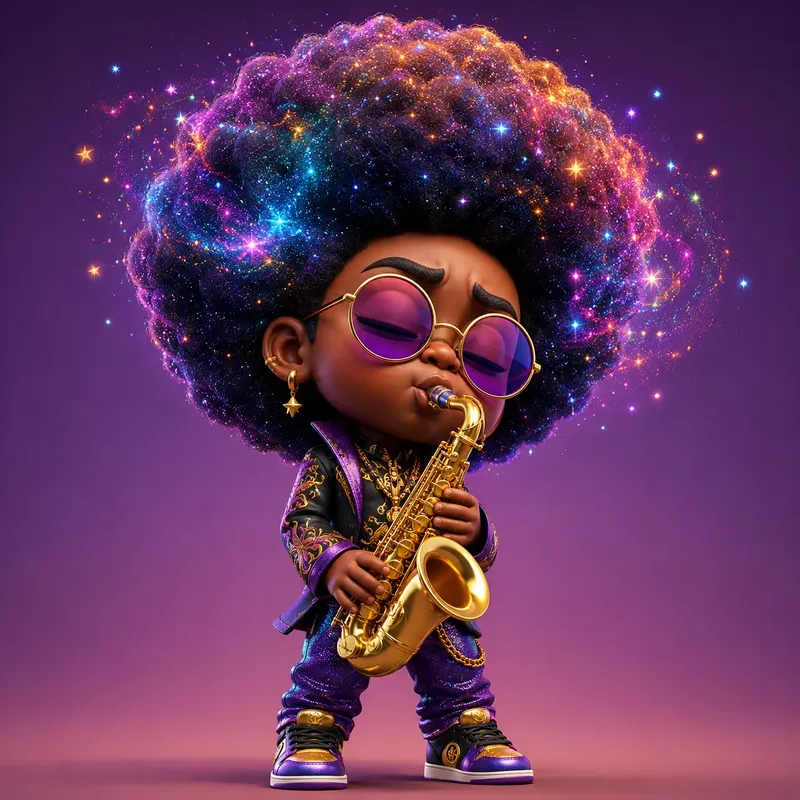 Whimsical 3D Musician Characters