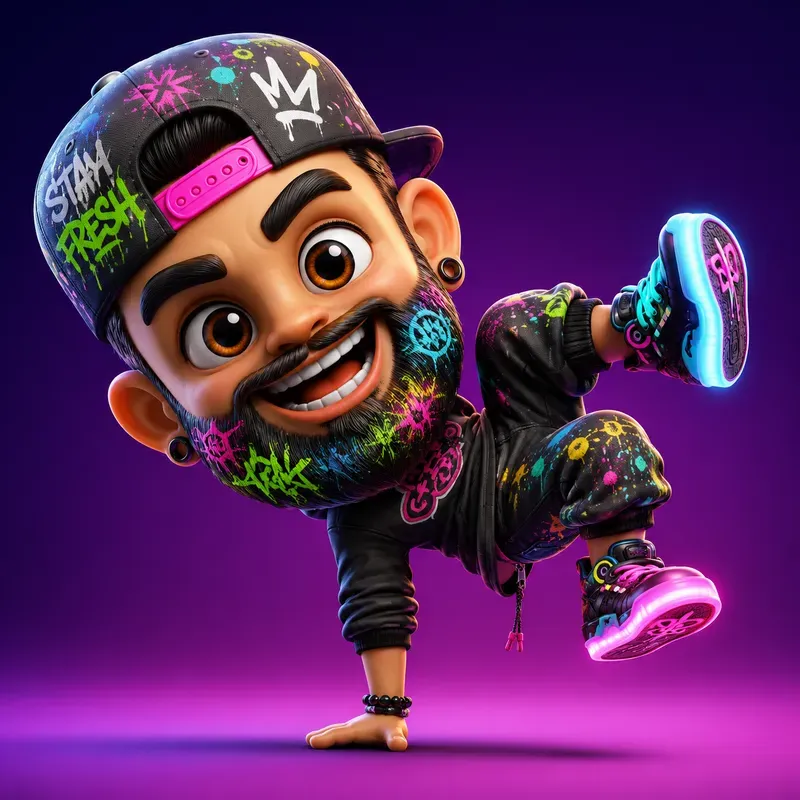 Whimsical 3D Musician Characters