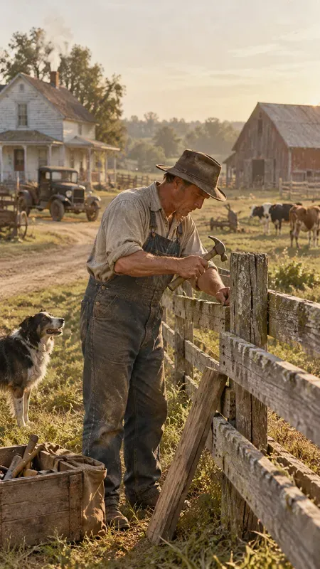 1930s American Farmer Daily Life