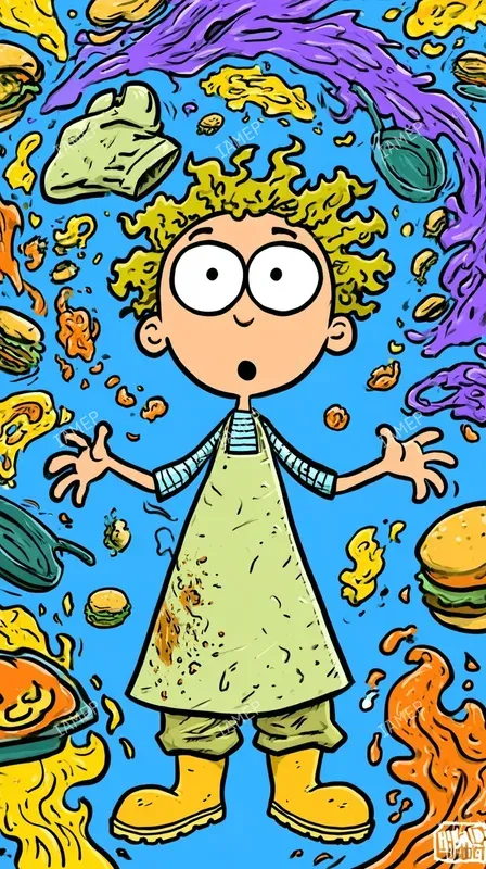 Cartoon Doodle Characters