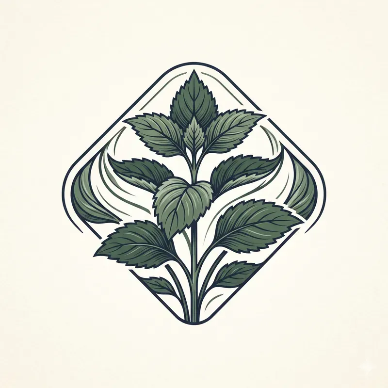Minimalist Japanese Herb Emblems