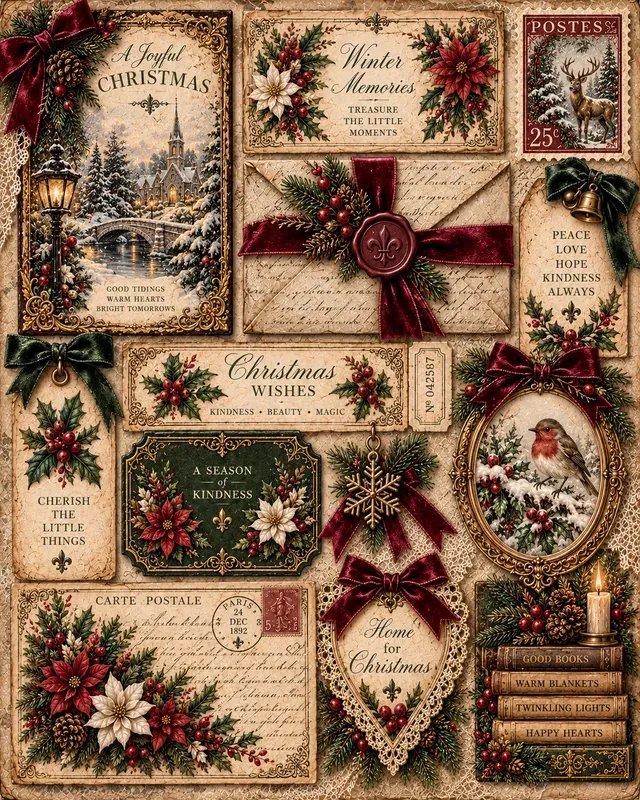 Vintage Victorian Ephemera Generator