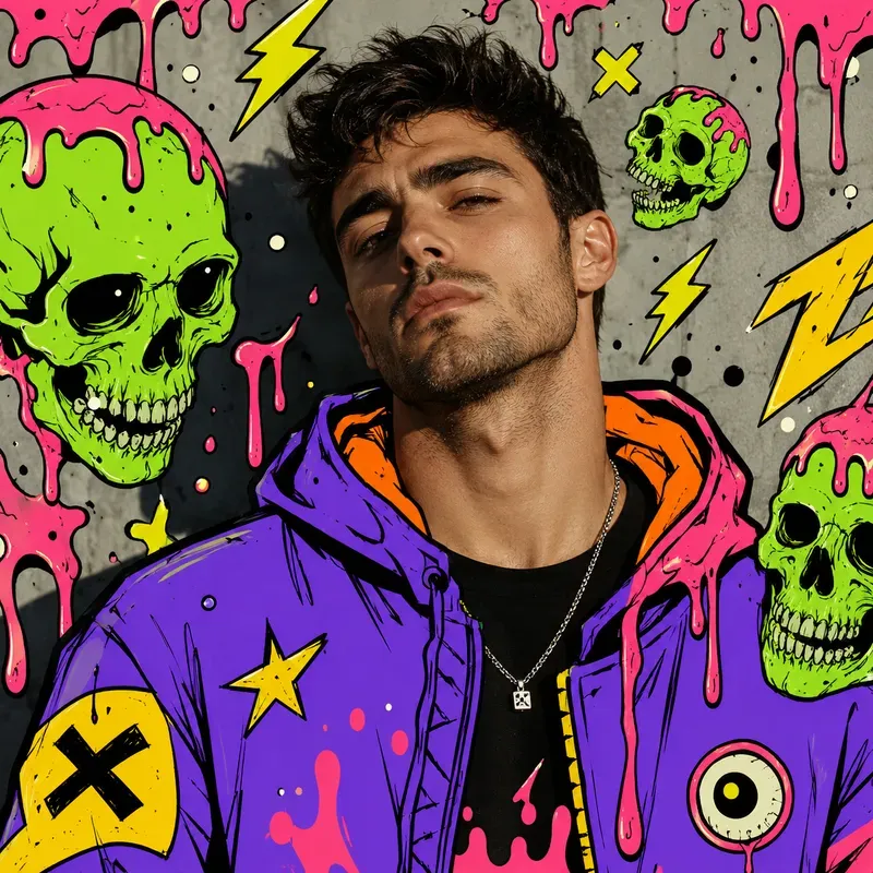 Mixed Media Pop Art Portraits