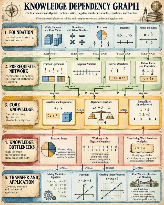 Knowledge Dependency Graphs