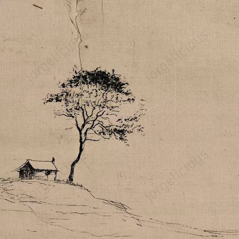 Antique Storybook Ink Sketches