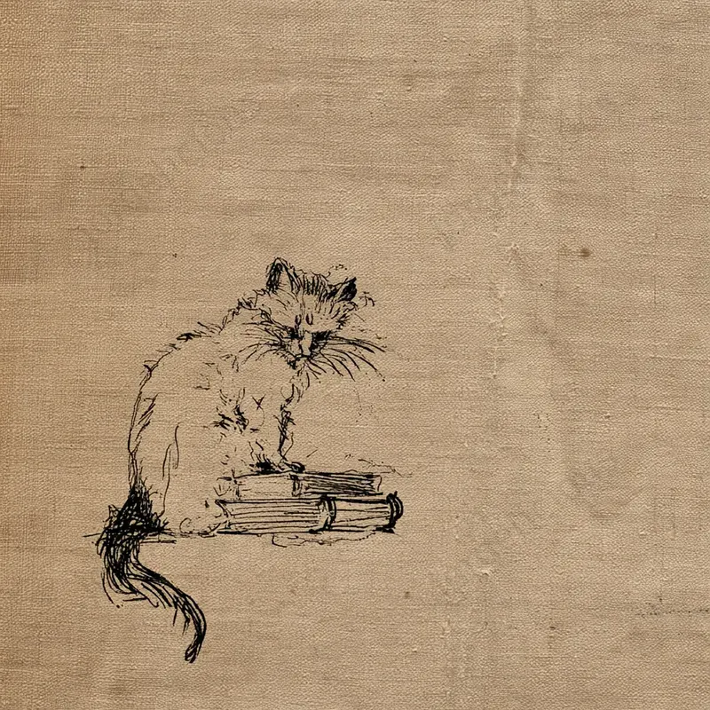 Antique Storybook Ink Sketches