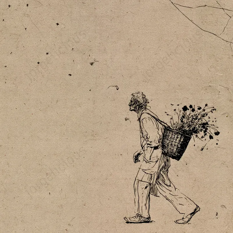 Antique Storybook Ink Sketches