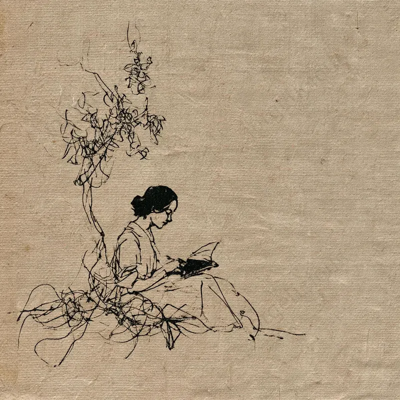 Antique Storybook Ink Sketches