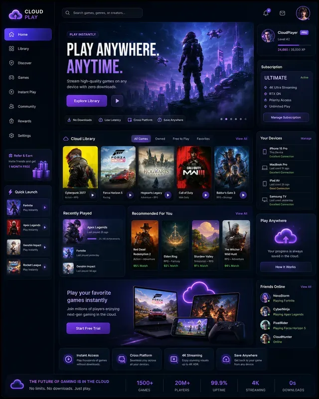 Game Library Dashboard Generator
