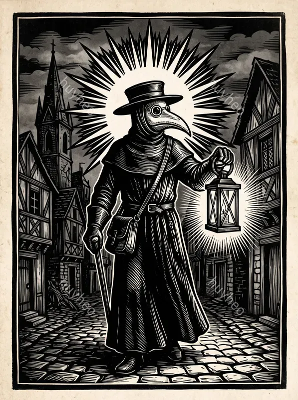 Gothic Woodcut Linocut Art Packs