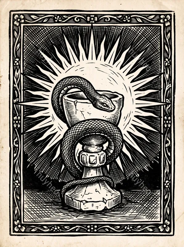 Gothic Woodcut Linocut Art Packs