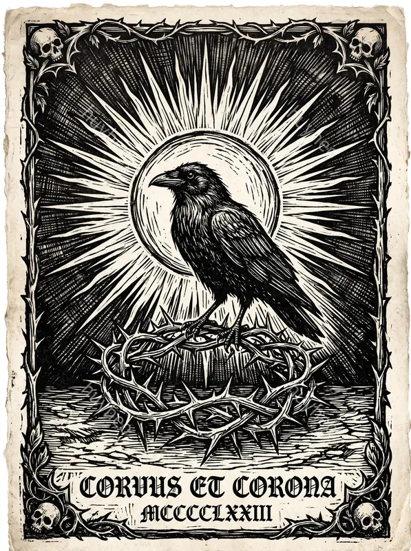 Gothic Woodcut Linocut Art Packs