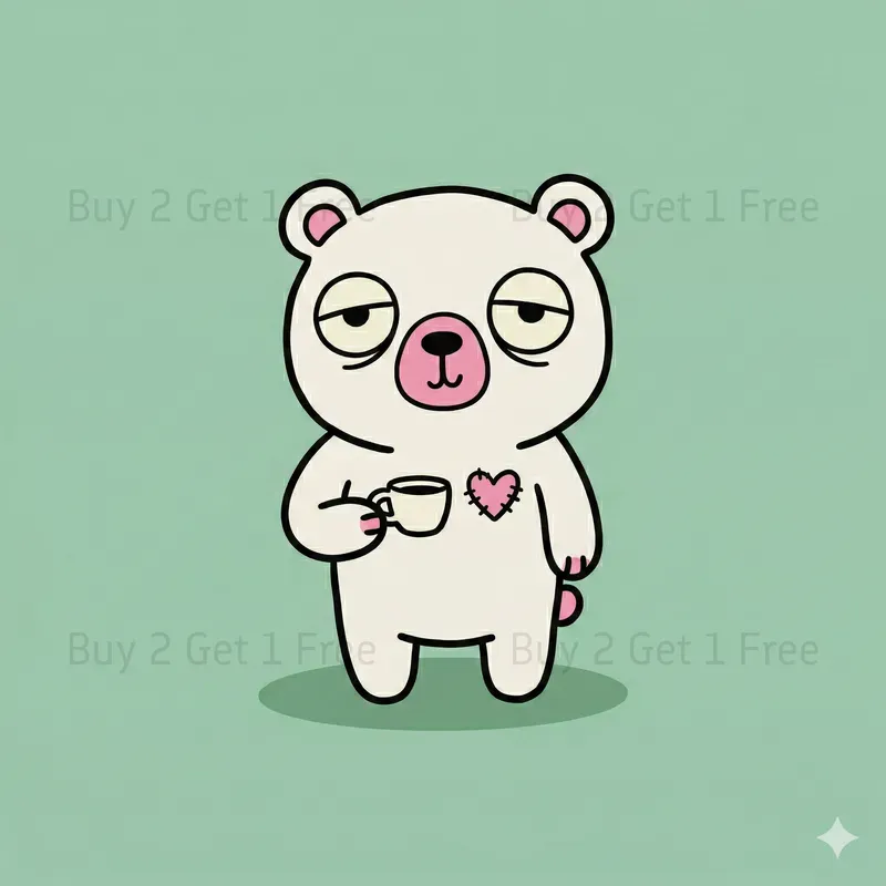 Free Naive Doodle Line Art Characters