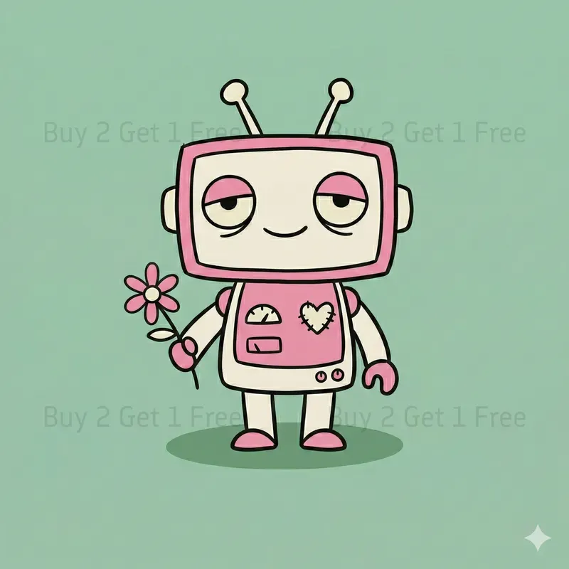 Free Naive Doodle Line Art Characters