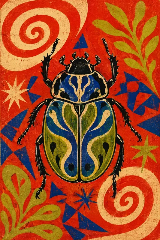 Psychedelic Retro Creature Prints