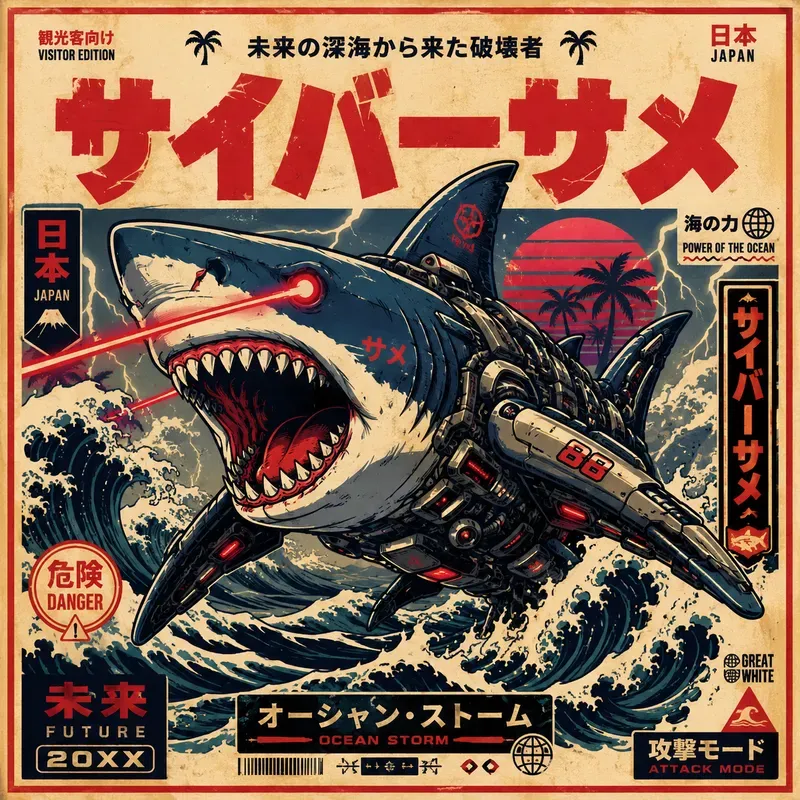 Retro Neotourist Monster Posters