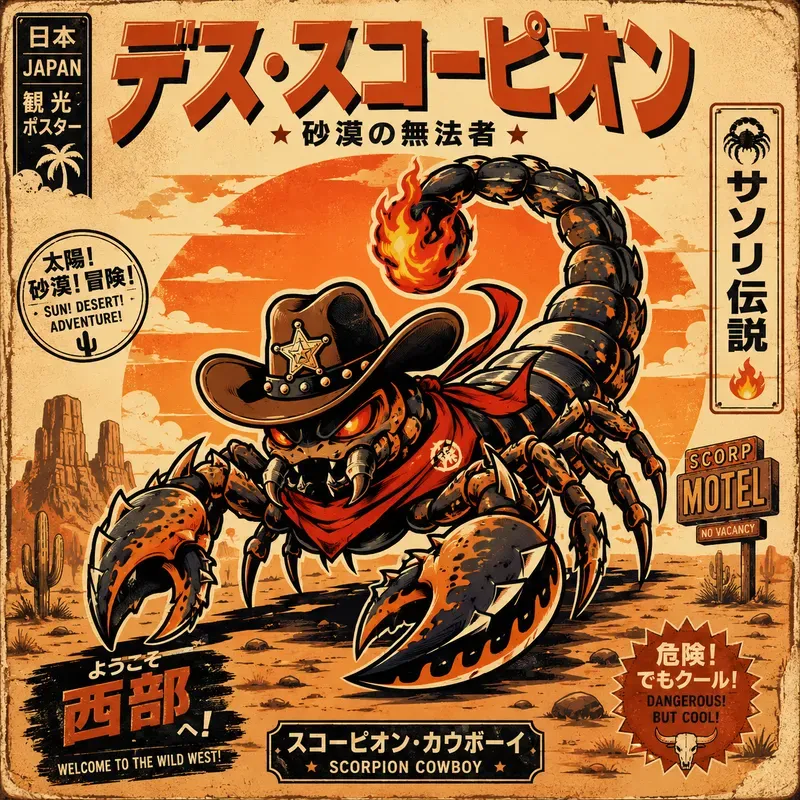Retro Neotourist Monster Posters