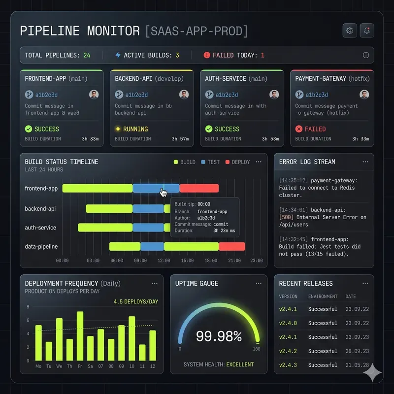 Saas Dashboard UIs