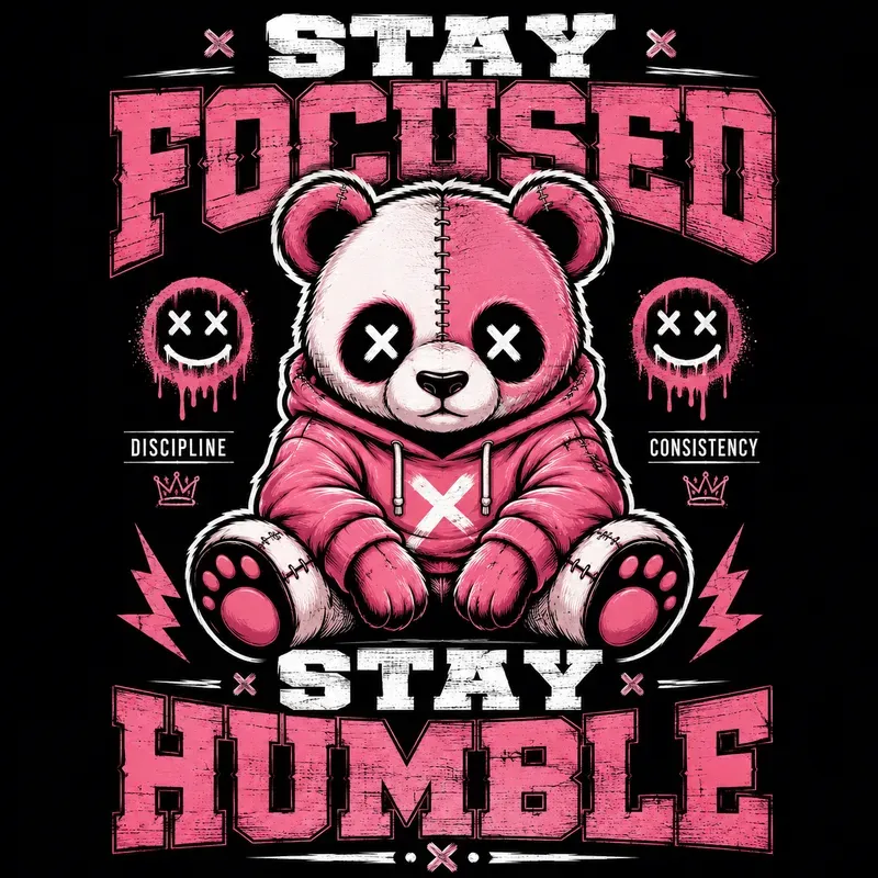 Stay Focused Stay Humble Mascots