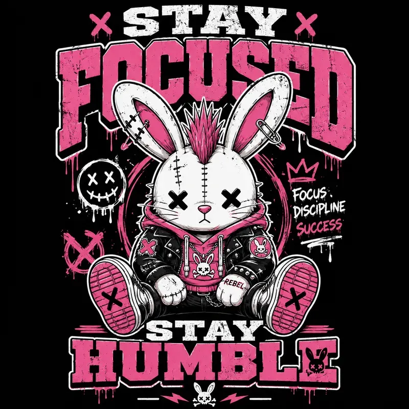 Stay Focused Stay Humble Mascots