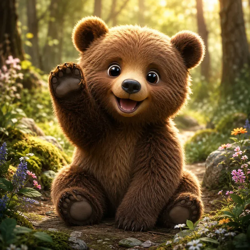 Whimsical Baby Animal Portraits Ultra