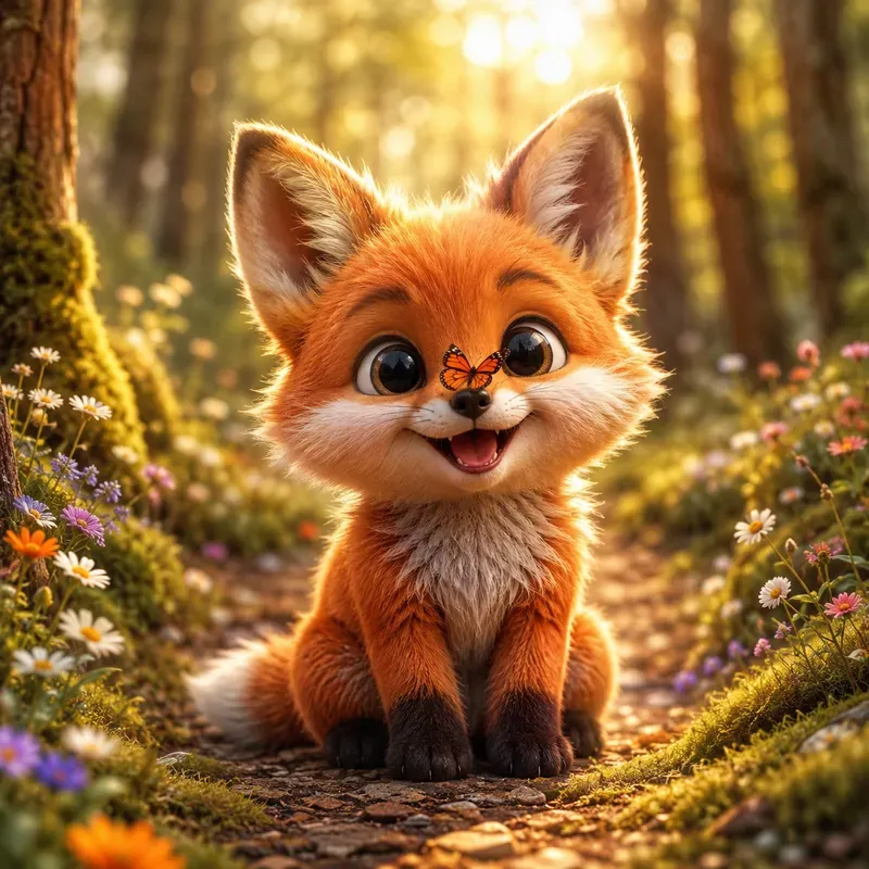Whimsical Baby Animal Portraits Ultra
