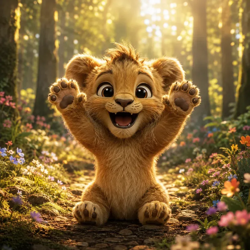 Whimsical Baby Animal Portraits Ultra