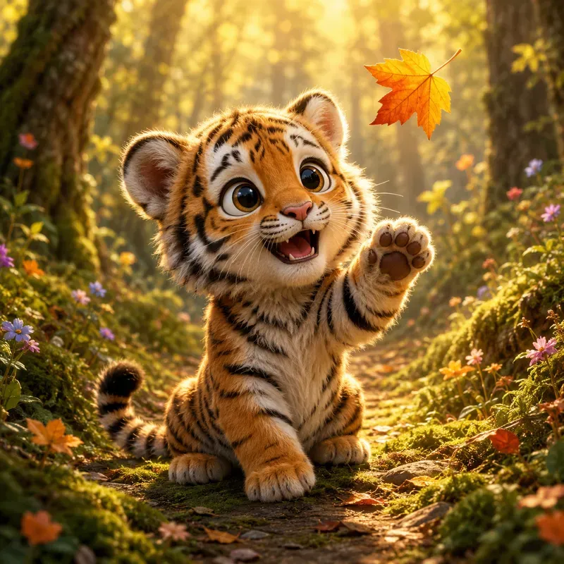Whimsical Baby Animal Portraits Ultra