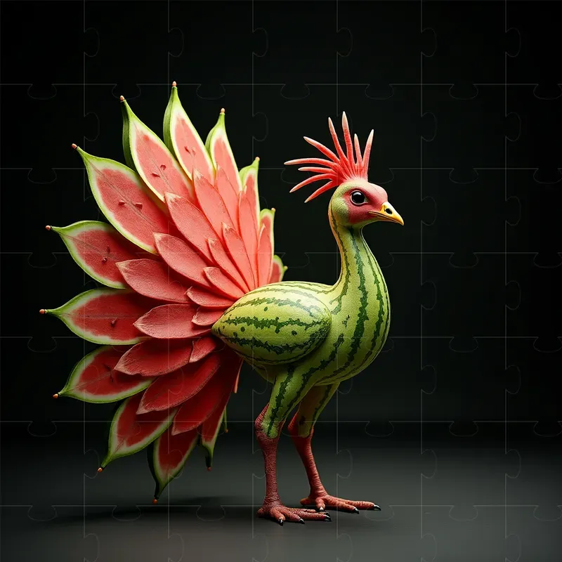 Fruit Animal Fantasy Realistic Art