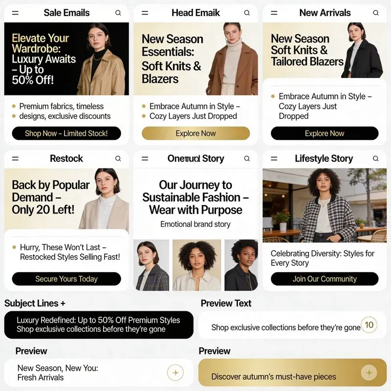 Fashion Store Content Ads