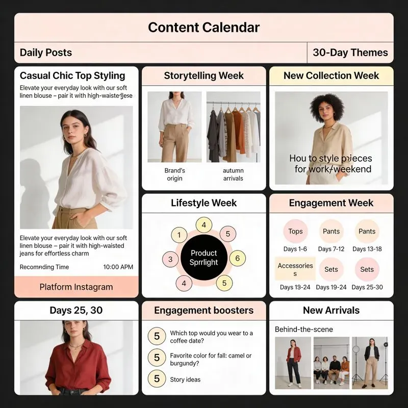 Fashion Store Content Ads