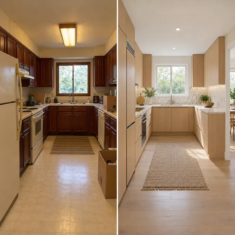 Fixerupper Renovation Split Photos