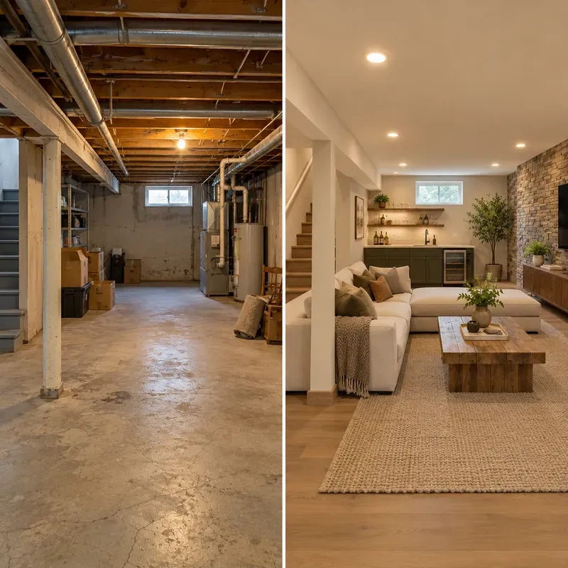 Fixerupper Renovation Split Photos