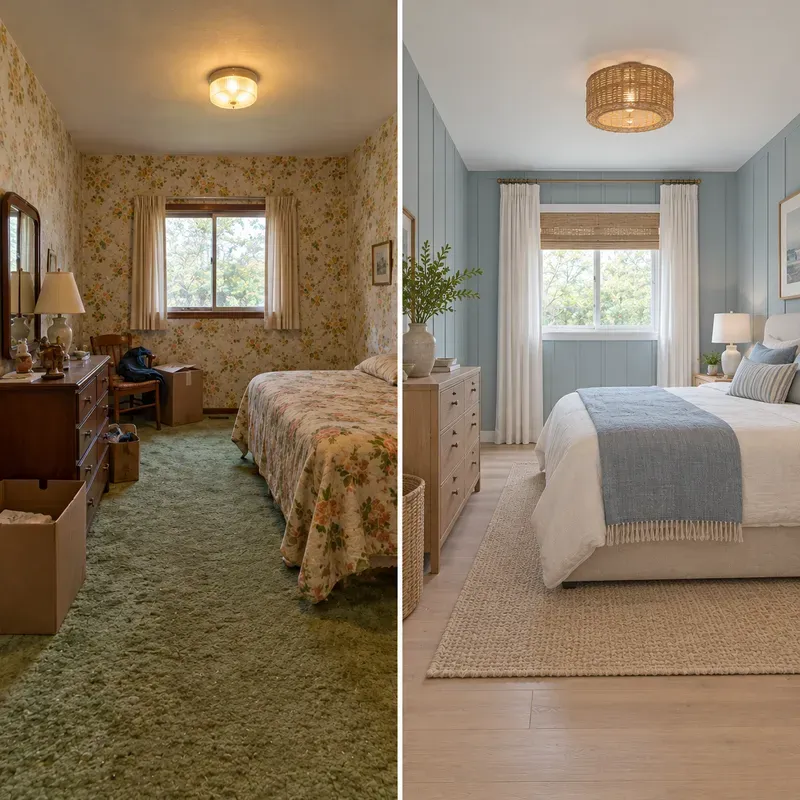 Fixerupper Renovation Split Photos