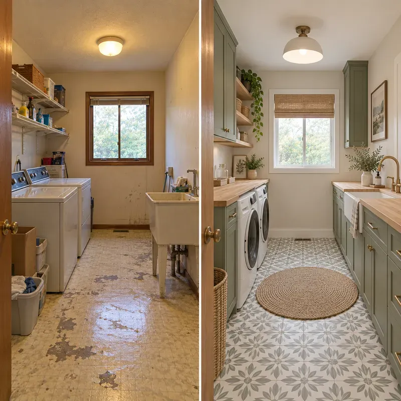 Fixerupper Renovation Split Photos