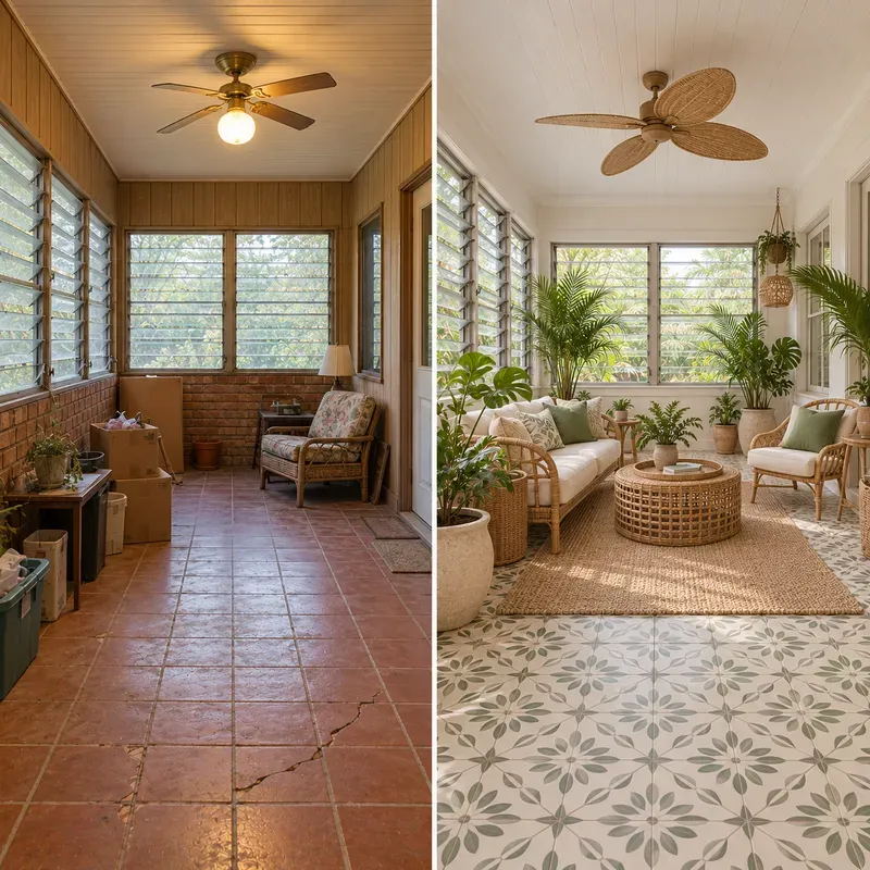 Fixerupper Renovation Split Photos