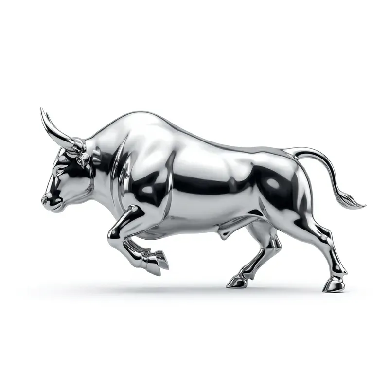 Premium Silver 3d Logo Branding Icons