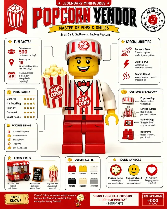 Lego Infographic Poster Creators