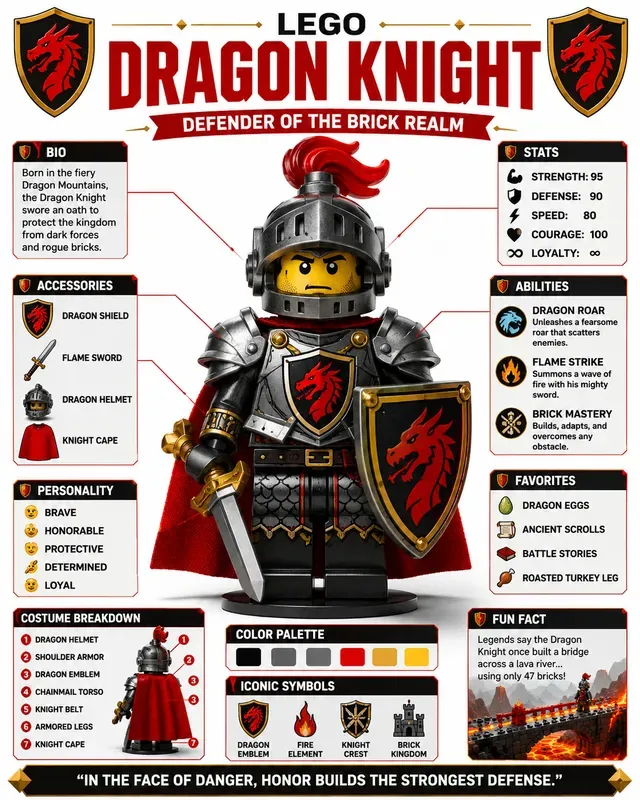 Lego Infographic Poster Creators