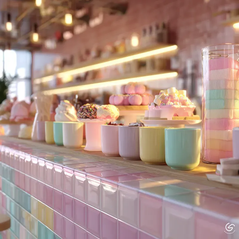 Pastel Dessert Bar Dreamy Sweets