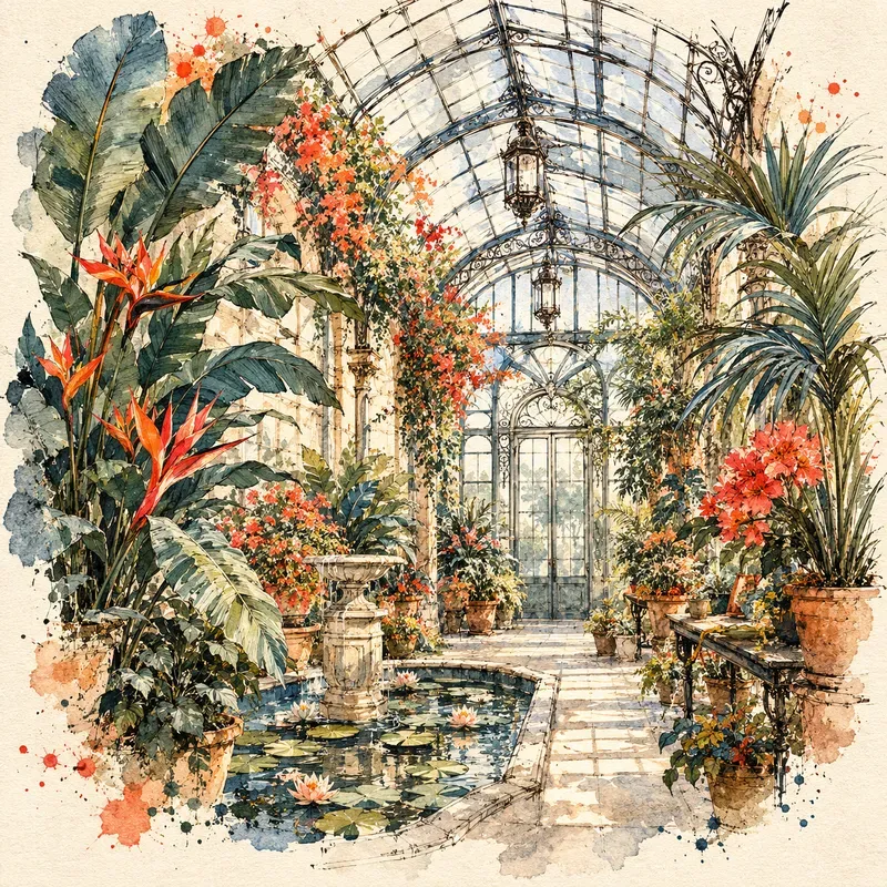 Expressive Ink Watercolors