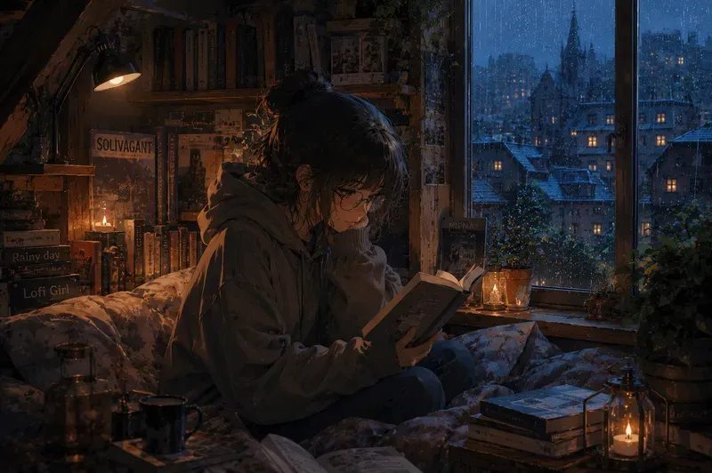 Cozy Lofi Anime Room Scenes