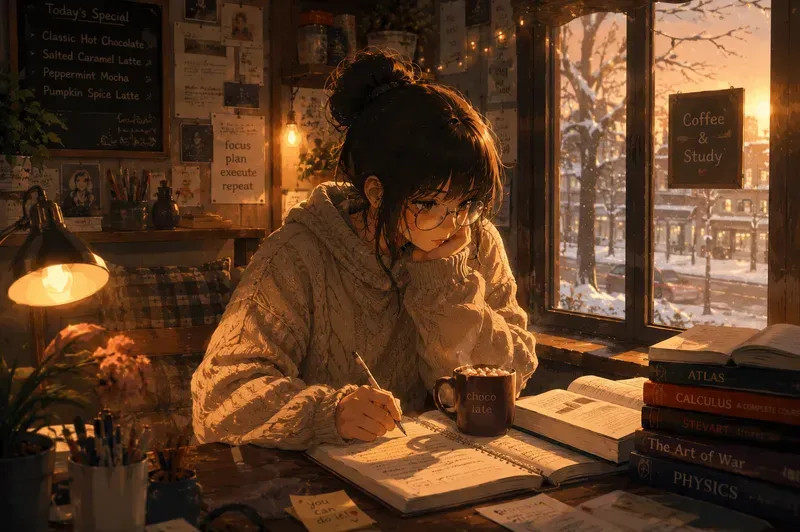 Cozy Lofi Anime Room Scenes