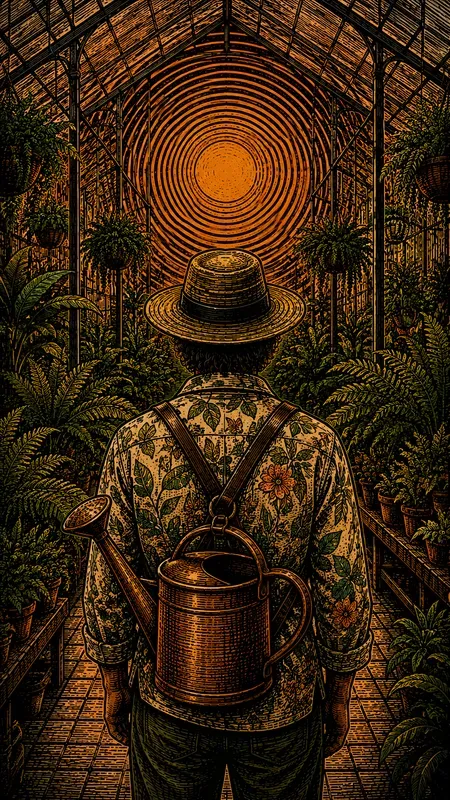 Vibrant Linocut Poster Graphic Creators