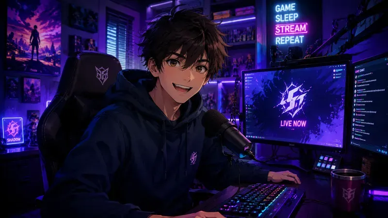 Anime Gamer Streamer Setups