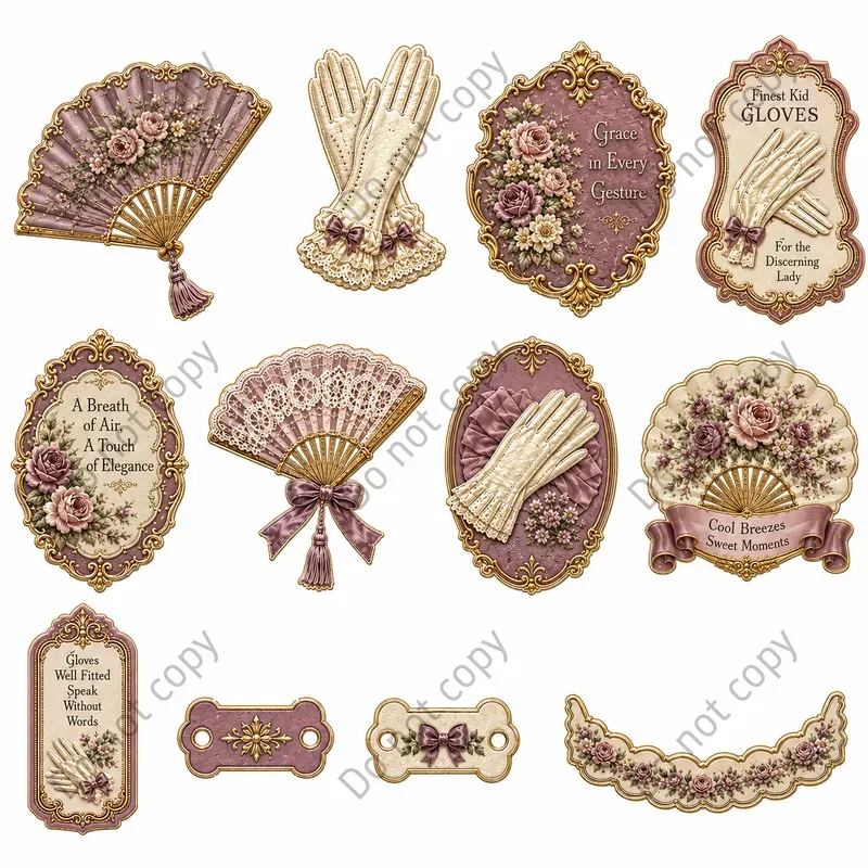Die Cut Scrap Relief Sheets