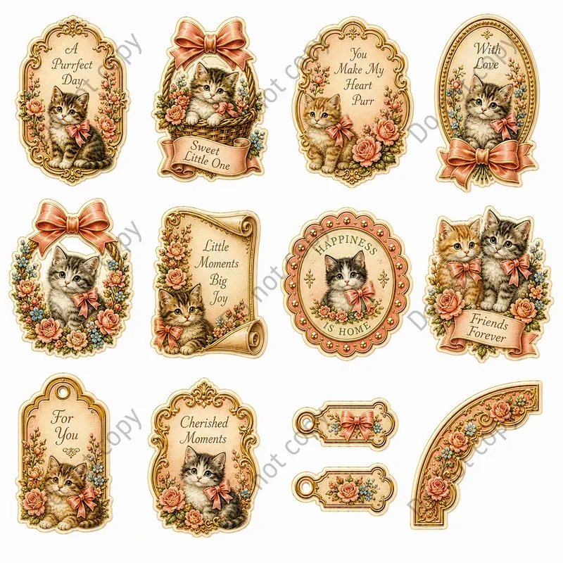 Die Cut Scrap Relief Sheets
