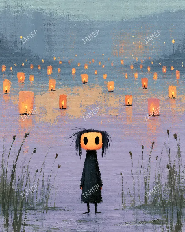 Gouache Brushstroked Storybook Paintings